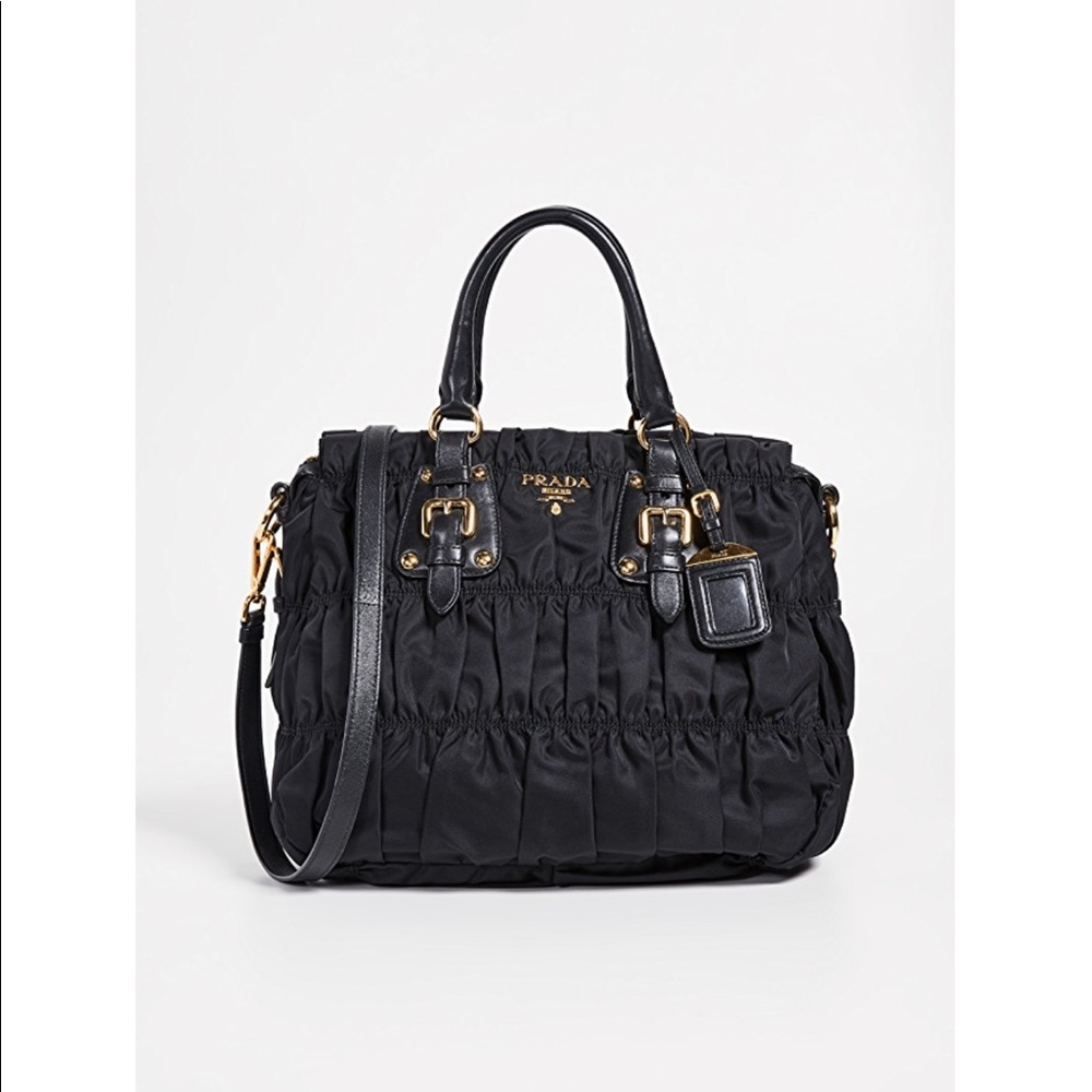 Prada Tessuto Gaufre Nylon Tote